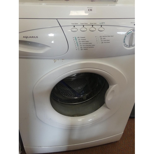 130 - HotPoint Aquarius Washing Machine
