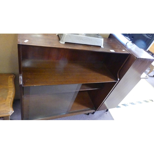 156 - Glass Front Bookcase