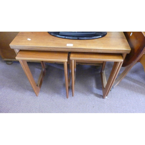 172 - Teak Nest of 3 Tables
