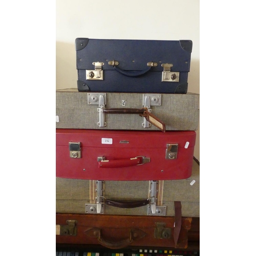 176 - 5 Assorted Suitcases