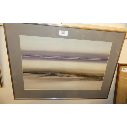 584 - Framed Oil Painting by Peter Barton Entitled 