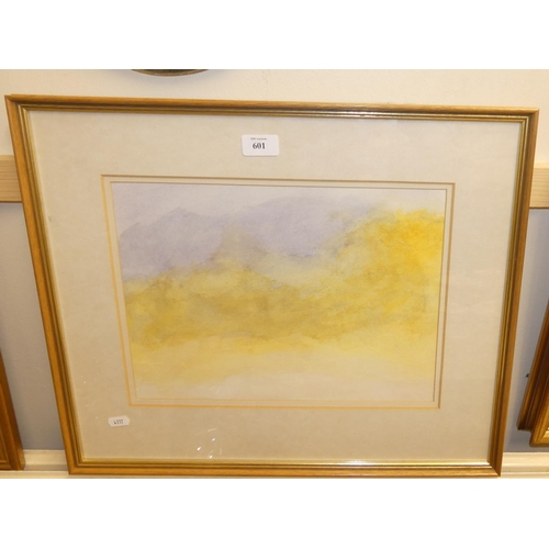 601 - Framed Watercolour - Entitled 