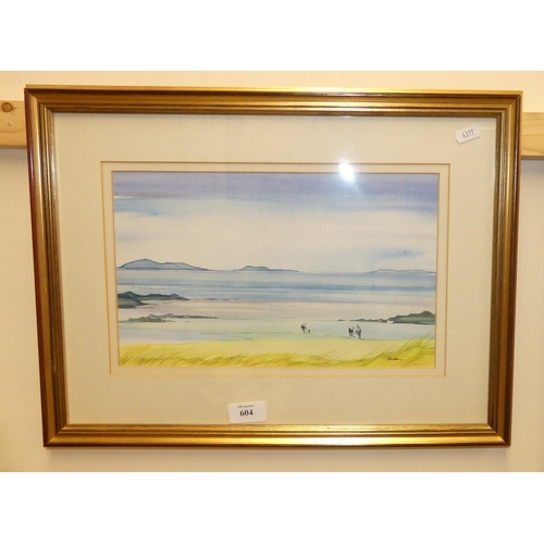 604 - Framed Watercolour Entitled 