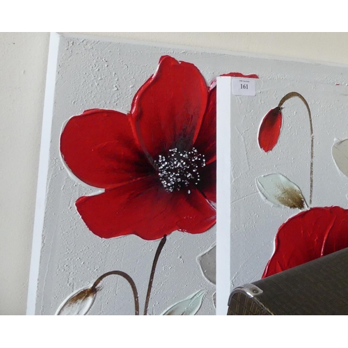 161 - Pair Floral Prints