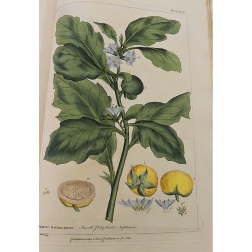 1077 - Philip Miller F.R.S Gardeners Dictionary in Two Vols 1809 - Figures of Beautiful, Useful and Uncommo... 