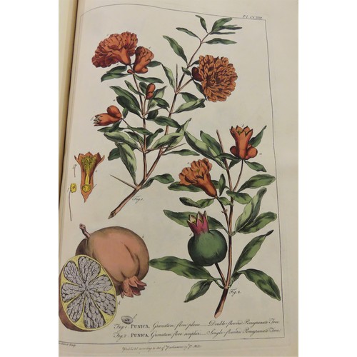 1077 - Philip Miller F.R.S Gardeners Dictionary in Two Vols 1809 - Figures of Beautiful, Useful and Uncommo... 