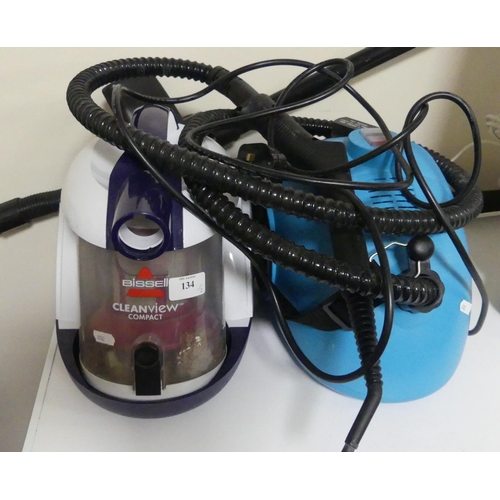 134 - Bissell Vacuum & Steam Cleaner