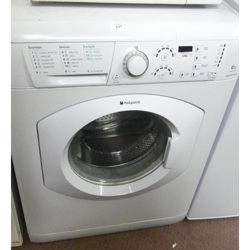 137 - Hotpoint Washing Machine