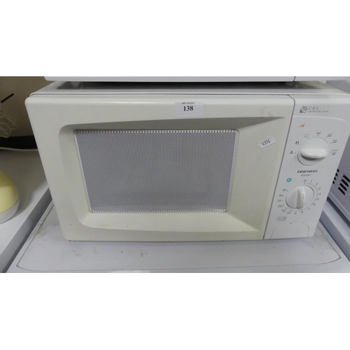 138 - Daewoo Microwave