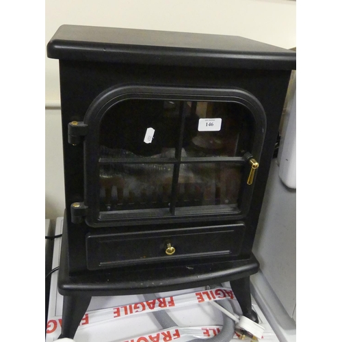 146 - Log Effect Electric Fire A/F