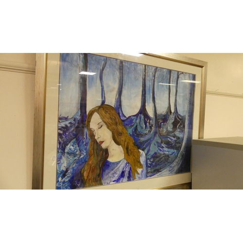 147 - Water Colour - Woodland Scene