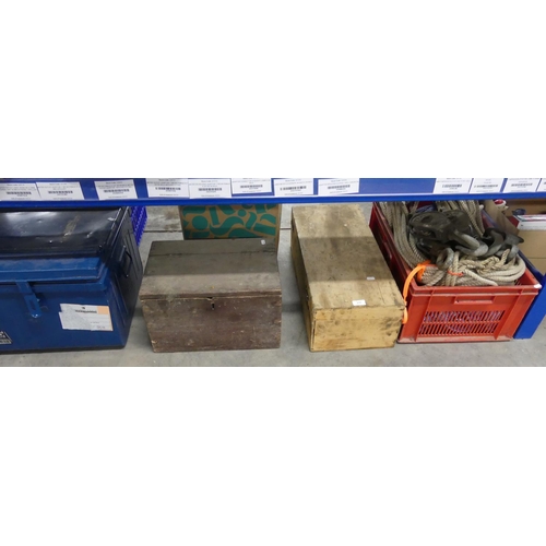 133 - 4 Boxes - Cable, Assorted Rope & Pulley's