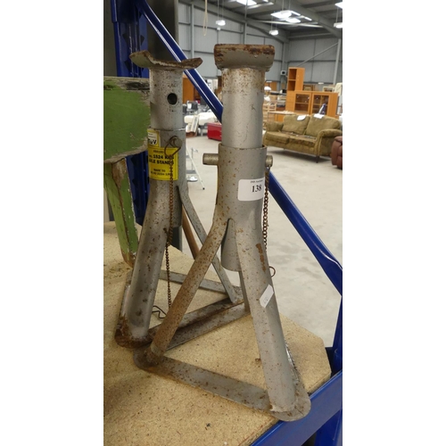 138 - Pair Axle Stands