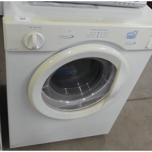 205 - White Knight Table Top Dryer