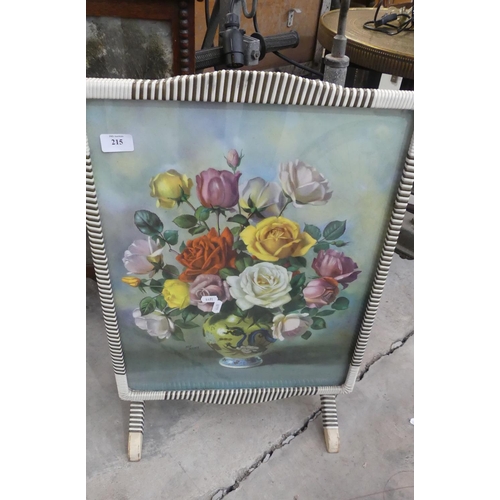 215 - Floral Fire Screen