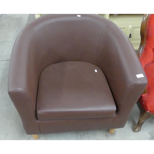 224 - Upholstered Tub Chair