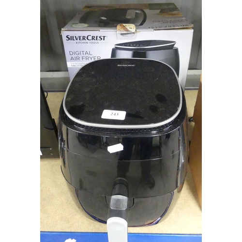 243 - Silver Crest Digital Air Fryer