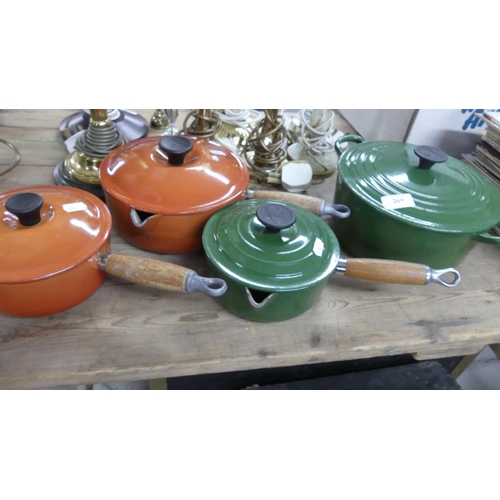 269 - 4 Le Creuset Pots