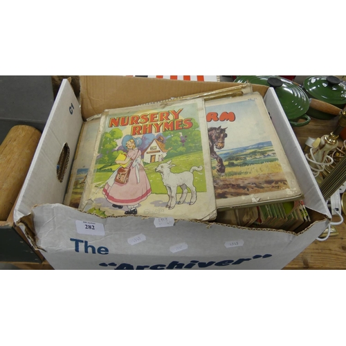 282 - Box Children's Books & Scrap Books