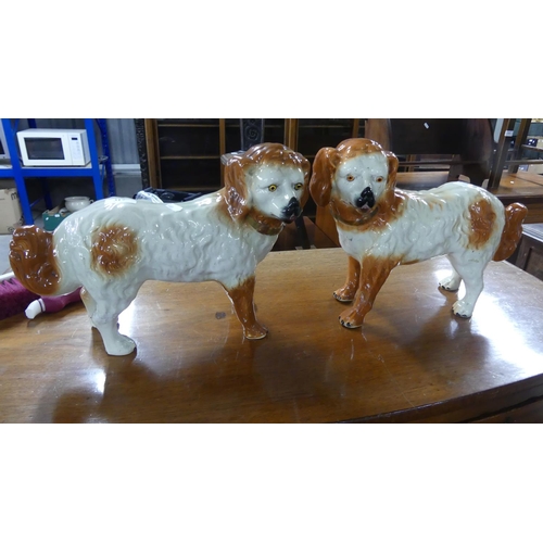 317 - Pair Bo'ness Mantle Dogs