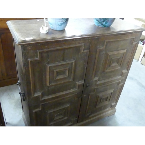 318 - Antique Oak Cupboard