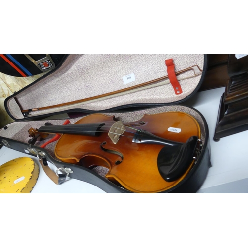 349 - Violin & Bow in Carry Case