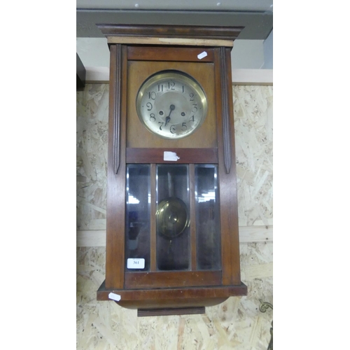 361 - Mahogany Wall Clock