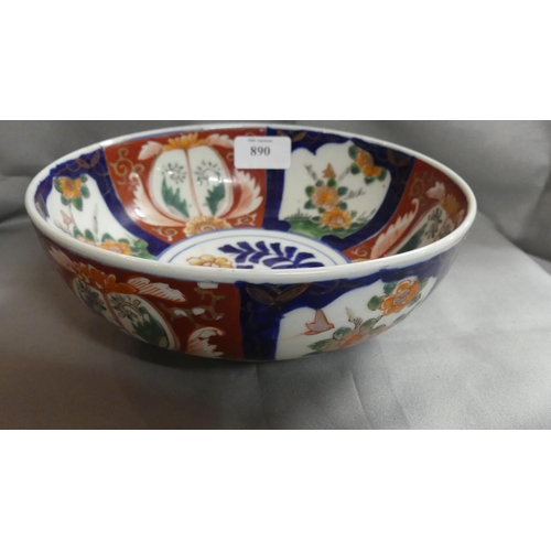 890 - Japanese Imari Bowl.