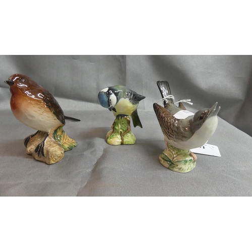 931 - Three Beswick China Birds.