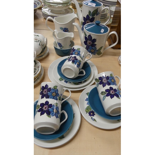 986 - 1970's Johnson Brothers Floral Decor Coffee Set