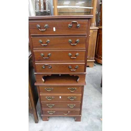 1951 - Pair Modern Mahogany Bedside Cabinets