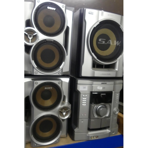 155 - Sony Stereo & Speakers