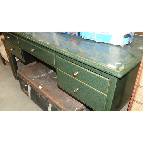 680 - Green Painted Dressing Table