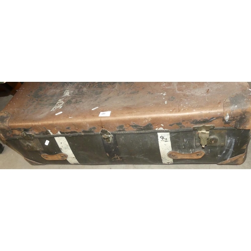 681 - Vintage Trunk & Contents