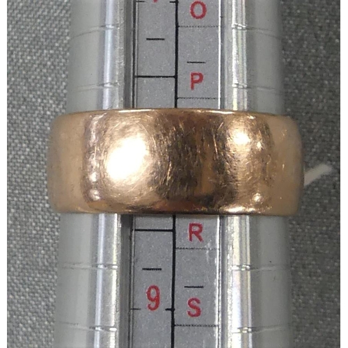 1652 - 9ct Rose Gold Wedding Band, weighing approx 5.46g.