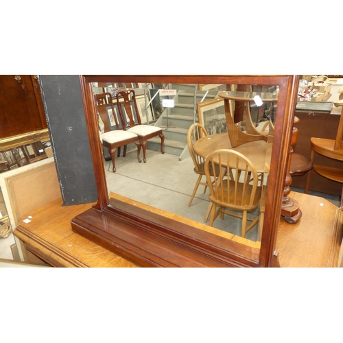 1861 - Modern Mahogany Dressing Mirror.