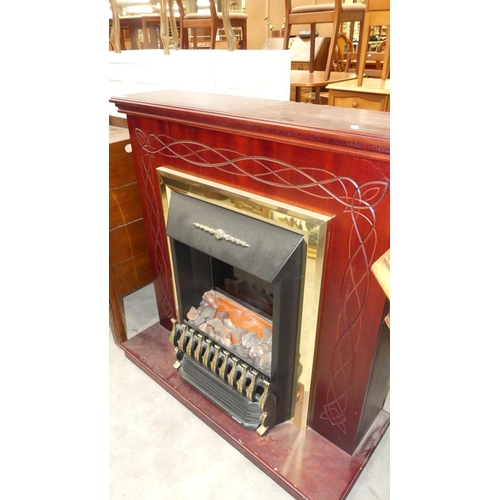 1867 - Modern Fire Surround and Fire.