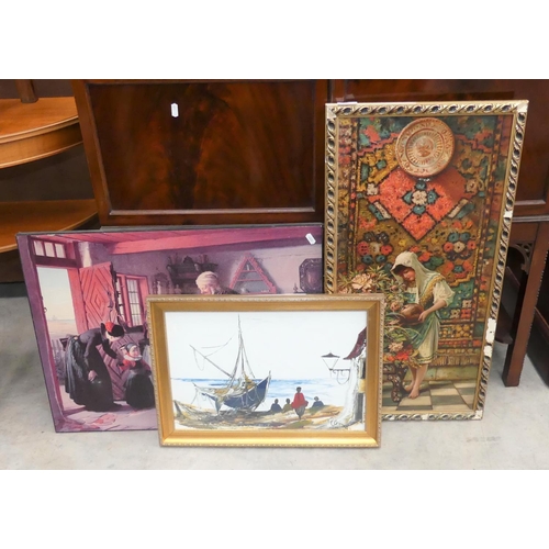 1883 - Three Framed Prints.