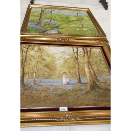 1962 - Two Gilt Framed Oil Paintings - Landscapes