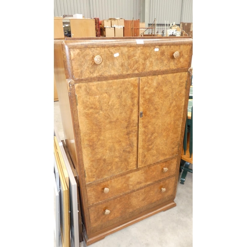 2112 - Burr Walnut Tallboy.