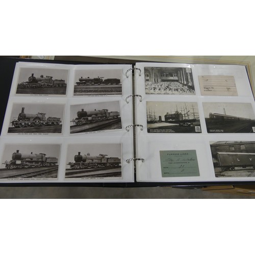 1530 - Album of Vintage & Modern Reproduction Picture Postcards - Various Themes.