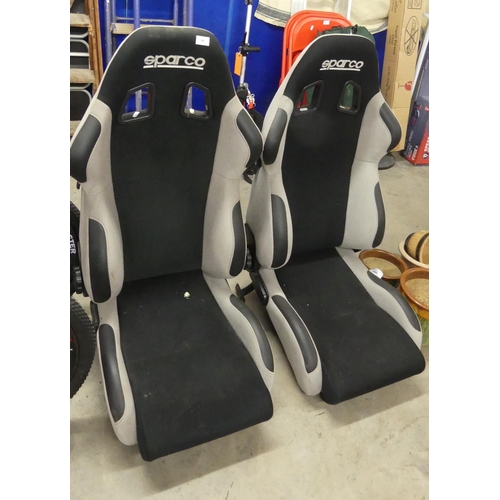 68 - Pair of Sparco Bucket Seats