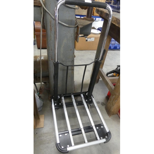 82 - Powerfix Aluminium Folding Flat Bed Trolley