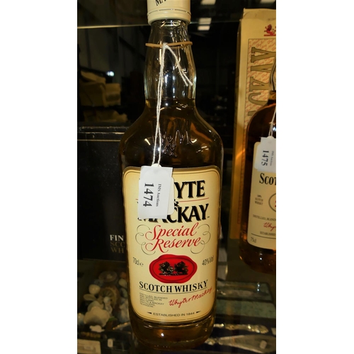 1474 - Bottle of Whyte & Mackay Special Reserve Blended Scotch Whisky.