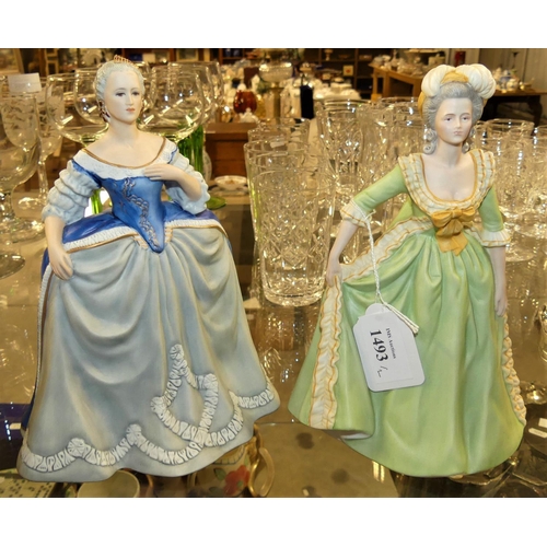 1493 - Two Franklin Mint Figurines - 