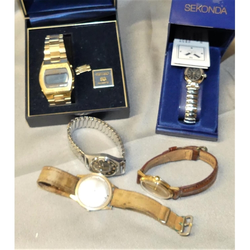 1624 - Box with 5 Mixed Watches