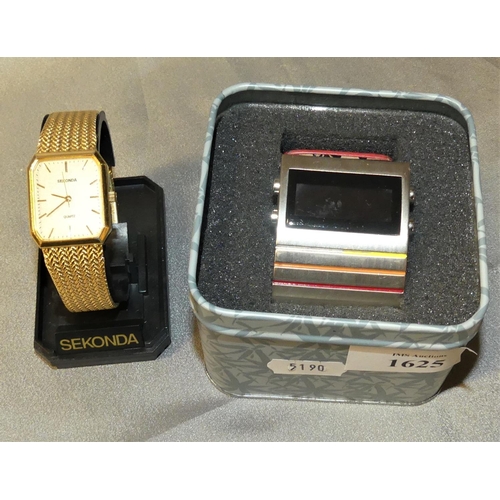 1625 - Henley's Digital Watch & A Sekonda Wrist Watch