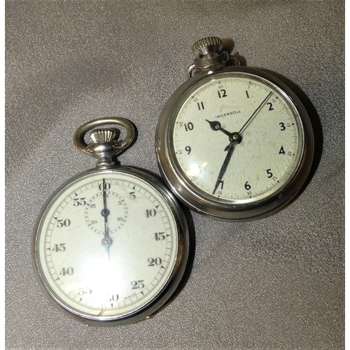 1648 - 2 Metal Cased Pocket Watches