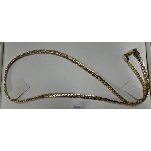 1812 - 9ct Gold Neck Chain - 9gms