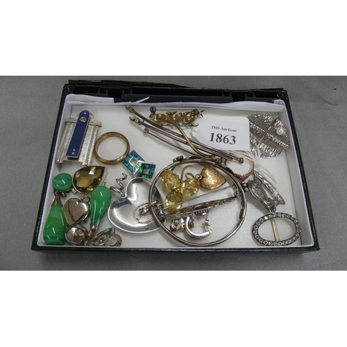 1863 - Mixed Lot of Silver and other Jewellery